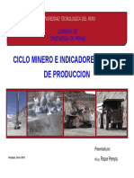 Control Operaciones Mineras KPI 