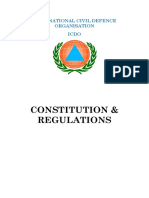 Constitution & Regulations: International Civil Defence Organisation Icdo