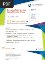 COLLABORATE 18 Presentation Emerging Technologies SIG - Session ID 10561-V2