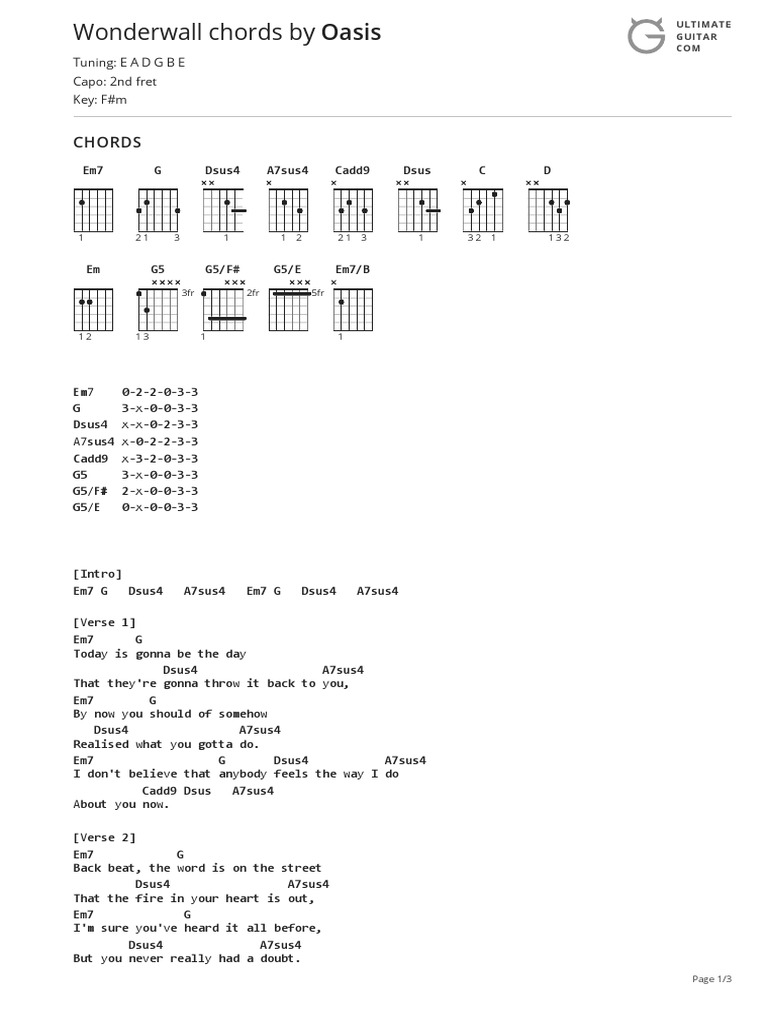 DESPERADO CHORDS (ver 5) by Eagles @ Ultimate-Guitar.Com