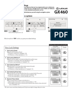 Lexus Personalized Settings