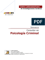 Diplomado Psicologia Criminal