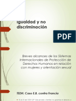 Igualdad y No Discriminación