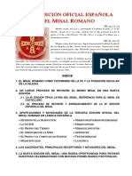 Edición Española Del Misal Romano PDF