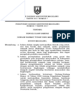 Peraturan Daerah Kabupaten Magelang Nomor 7 Tahun 2017