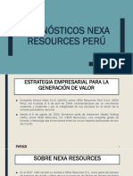 Pronósticos Nexa Resources Perú (Para Exposición)