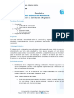 Guía de Actividad 8 Sobre La Correlación y Regresión