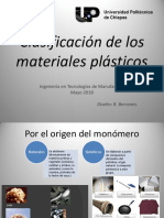 Clasificación de Los Materiales Plásticos PDF