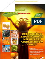 Produccion y Exportacion de Mermeladas de Aguaymanto y Sauco