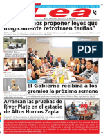 Periódico Lea Jueves 24 de Mayo Del 2018