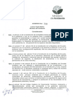 Acuerdo Ministerial 129 (Reforma 020) Neumaticos