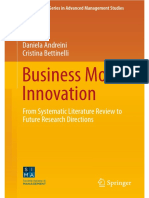 (International Series in Advanced Management Studies) Daniela Andreini, Cristina Bettinelli (Auth.)-Business Model Innovation_ From Systematic Literature Review to Future Research Directions-Springer