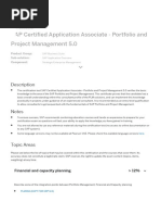 C_TPLM50_95 - SAP Certified Application Associate - Portfolio and Project Management 5