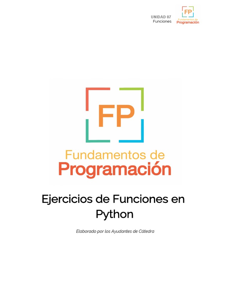 Ejercicios de Funciones en Python | PDF | Contraseña | Función ...