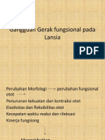 Gangguan Gerak Fungsional Pada Lansia