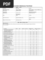 Preventative Maintenance Task Sheet: Plant/Equipment: Job ID