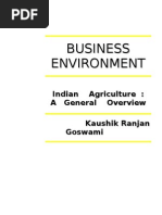 Download Indian Agriculture - An Overview by CA Kaushik Ranjan Goswami SN38004576 doc pdf