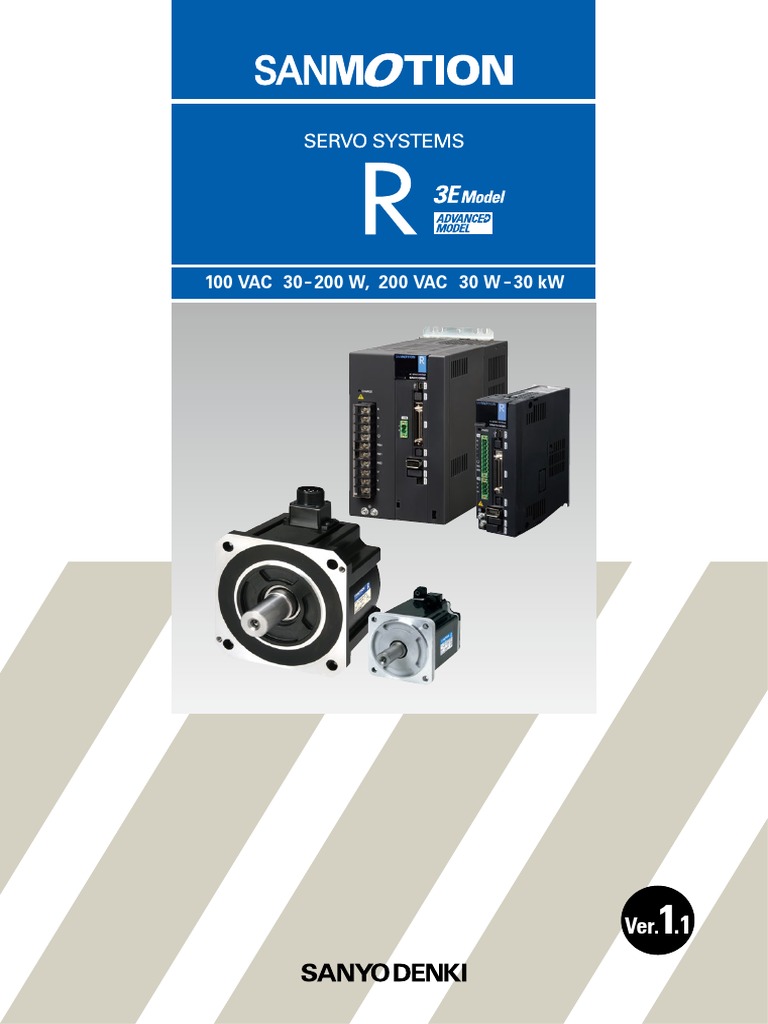 SANMOTION R Series Servo Systems Guide | PDF | Servomechanism | Amplifier