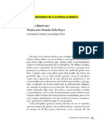 El Descubrimiento de La Escritura Académica - Bazerman