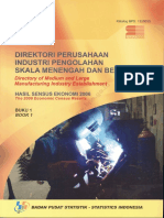 ID Direktori Perusahaan Industri Pengolahan Skala Menengah Dan Besar Buku I Hasil S