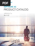 SAG Product Catalog WebMethods Edition 2017