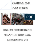 Untuk Korban Bencana Gempa Pidie Jaya Dan Sekitarnya