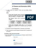 Tutorial - SHS EOSY Finalization