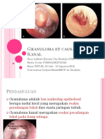 Granuloma Et Causa Trauma Kanal