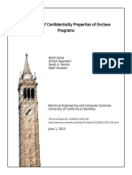 Verification of Confidentiality Properties of Enclave Programs
