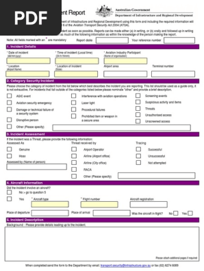 Aviation Security Incident Report 2