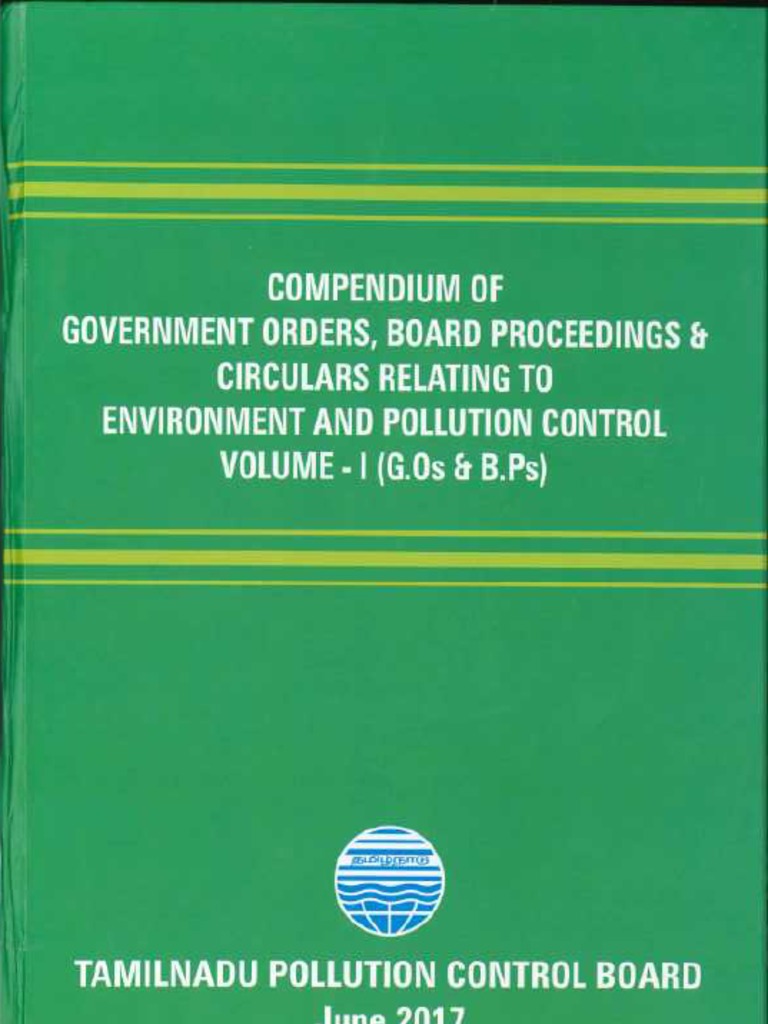 Compendium Vol 01 11117 | PDF | Rupee | Environmental Impact Assessment