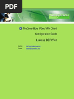 Linksys BEFVP41 & GreenBow IPsec VPN Configuration