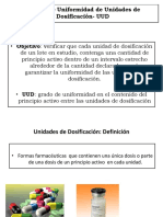 UDC. Uniformidad de Unidades de Dosificación 2016 PDF