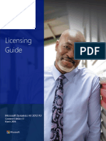 Microsoft Dynamics AX 2012 R3 Licensing Guide Customer Edition