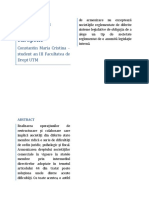 Constituirea Societatilor Europene CMC