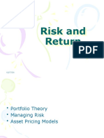 Risk and Return