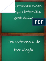 Transferencia de Tecnologia Decimo Grado.