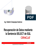 Sentencia DML de SQL