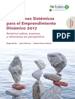 2017 Índice de Condiciones Sistémicas para El Emprendimiento PRODEM Informe