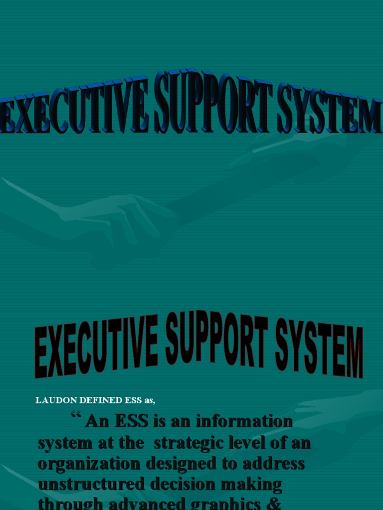 Executive Support System Ppt