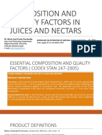 Composition and Quality Factors in Juices and Nectars - Ms Frutos