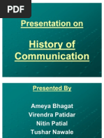 History of Communication