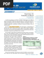 Informe Da Previdencia_segurança Do Trabalho No Brasil