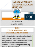 Pembelajaran Membaca Dan Menulis Permulaan (MMP) KB 3