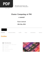Cluster Computing Tutorial