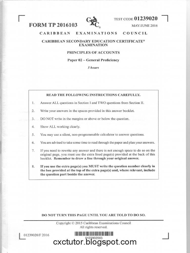 POA Paper 2 Past Exam Resources | PDF