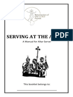 Altar Server Manual Cover Page