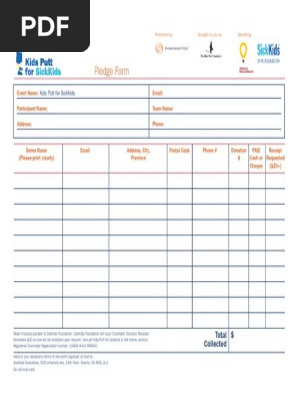 Pledge Form