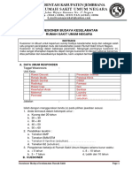 Kuesioner Survey Keselamatan Rs Edit