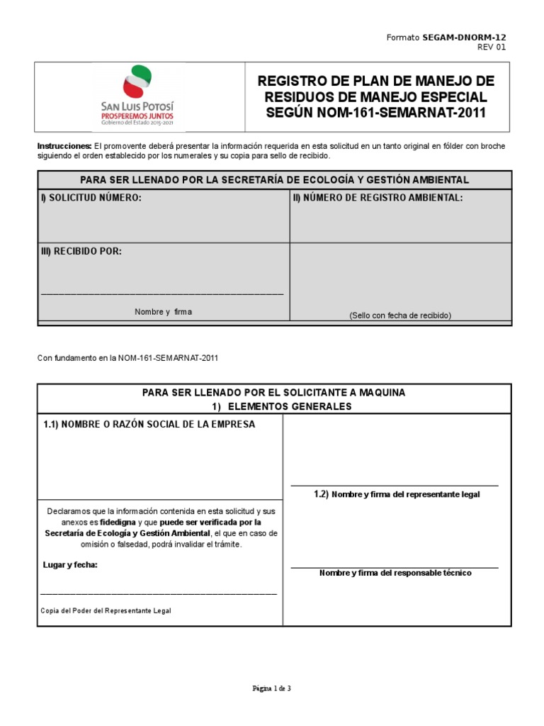 SEGAM RME Formato | PDF | Residuos | Business